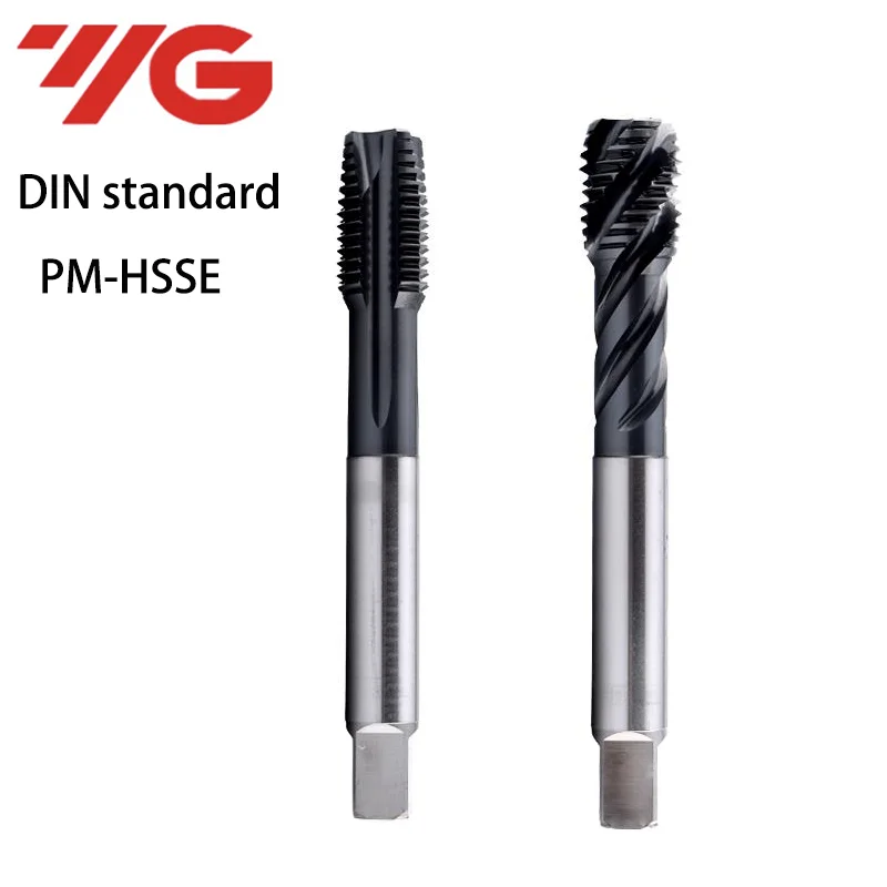 Original korea yg 1pcs din standard spiral geriffelter hahn spitz m3m4m5m6m antike maschinen gewinde bohrer
