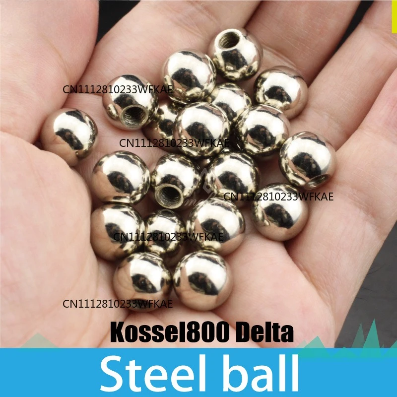 20 Pieces of 10mm Stainless Steel Balls with M4 Threaded Holes for Kossel800 Delta, Custom Service 3D Printer Accessories