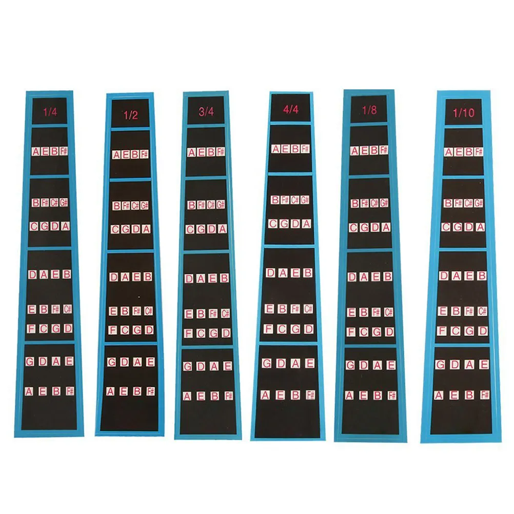 Violin Fingerboard Sticker Paper Adhesive Easy Remove Violin Fret Label Sticker Helping Beginners Understand Fretboard