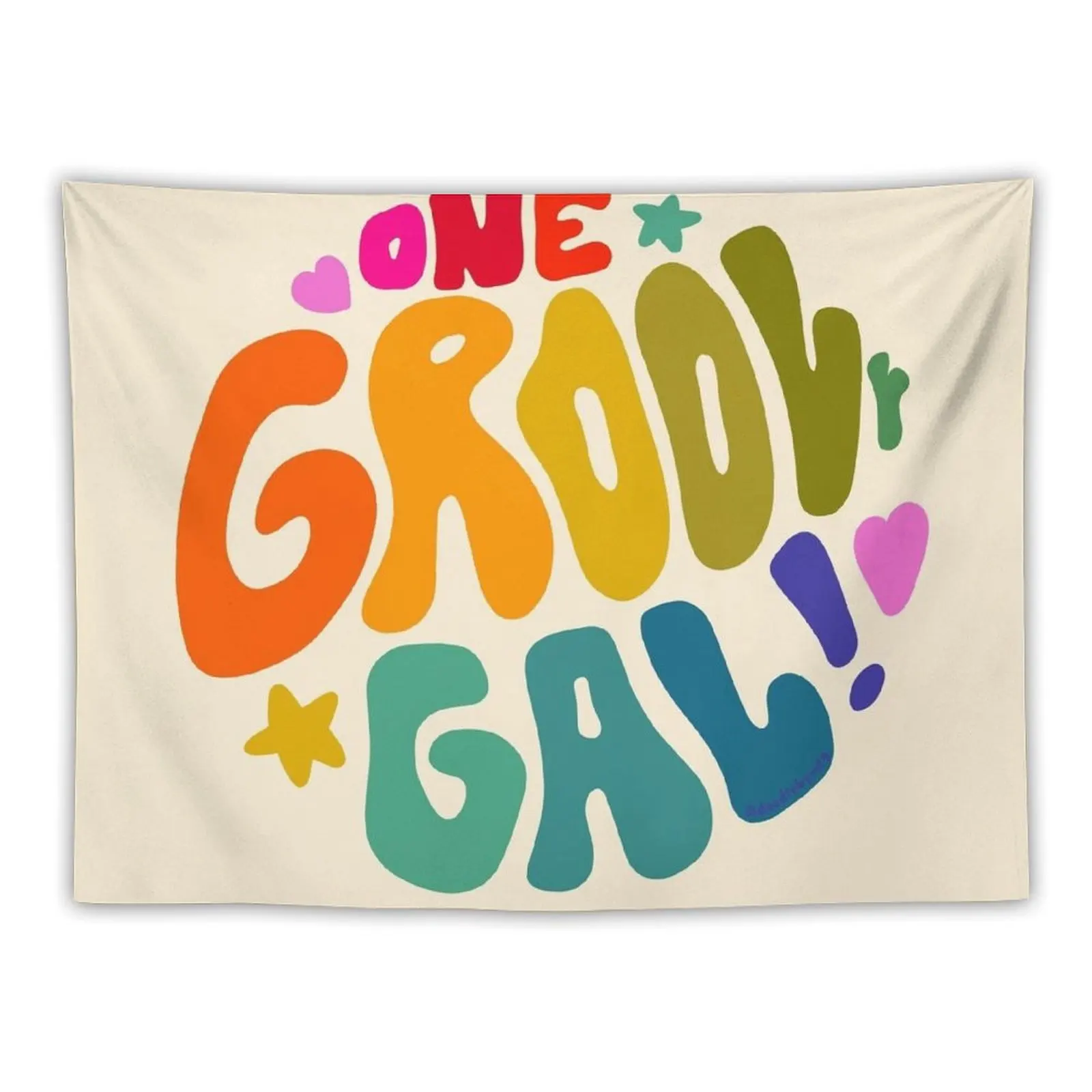 

One Groovy Gal Tapestry Wall Carpet Home Decor Aesthetic Tapestry