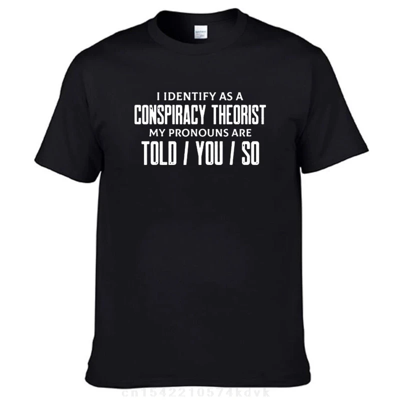 T-shirt Sarcastic detti citazione Graphic Tee Top LetterMi identifico come una condition teorist pronis ti viene detto così