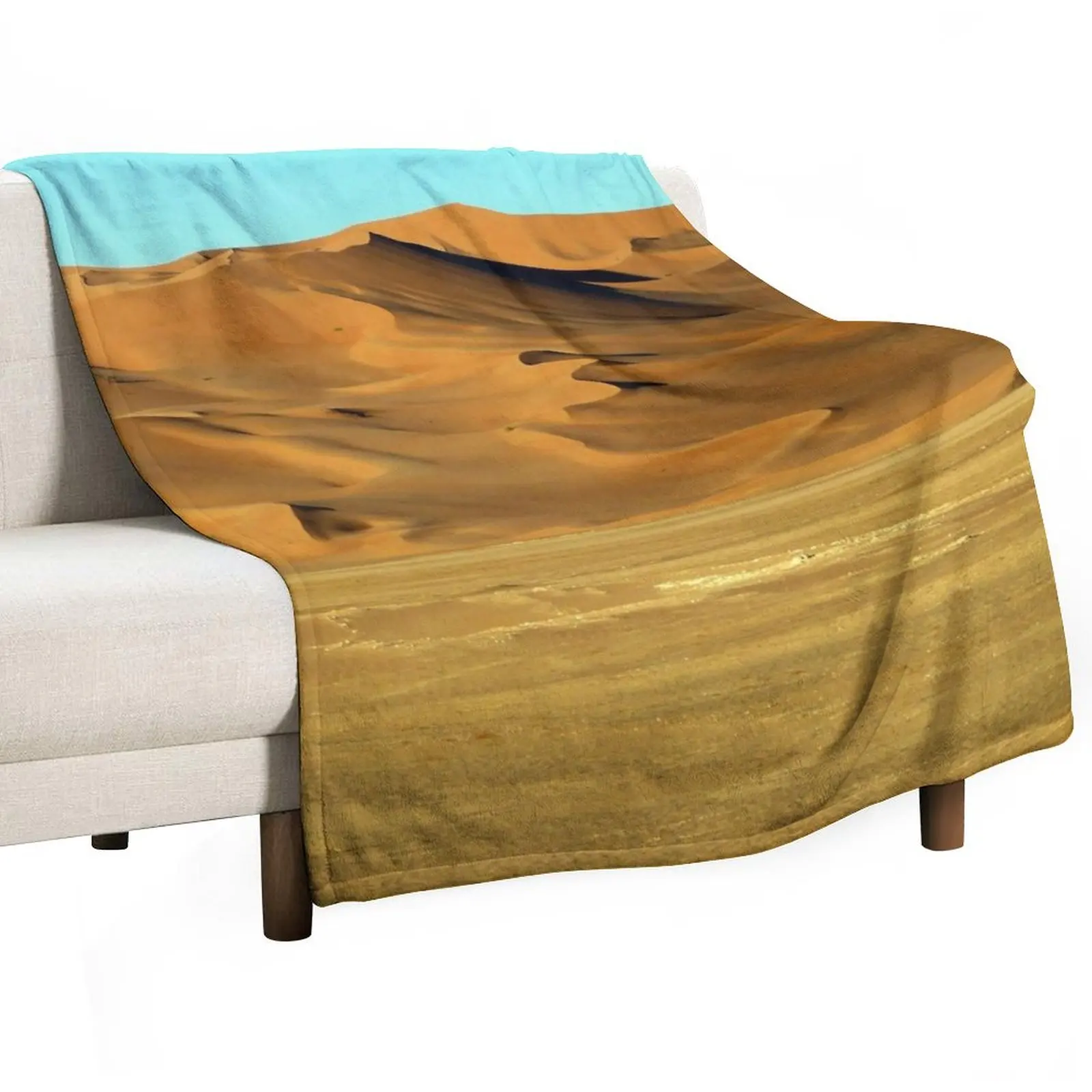 Sand Dunes Sahara Desert Landscape 22 Throw Blanket Weighted for sofa warm winter Blankets