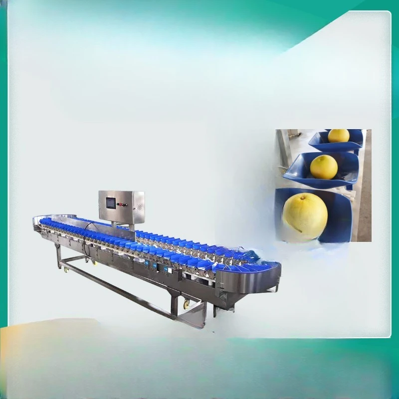 Fruit sorting machine apple orange pomegranate fig weighing sorting machine