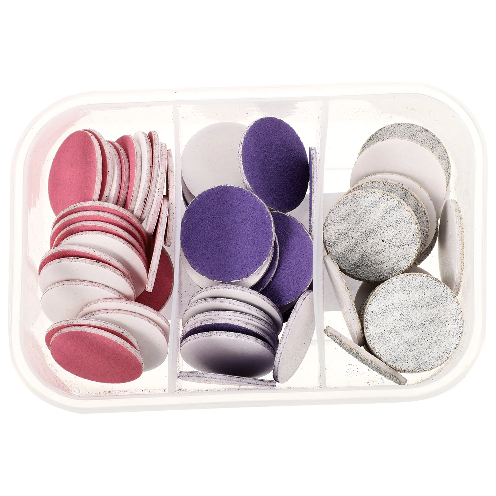 แผ่นทรายขัดเท้า 72 ชิ้น สำหรับเครื่องตะไบเท้าไฟฟ้า ขจัดหนังด้าน แผ่นขัดหนักพิเศษ สำหรับดูแลเล็บเท้า ให้เท้าเรียบเนียน