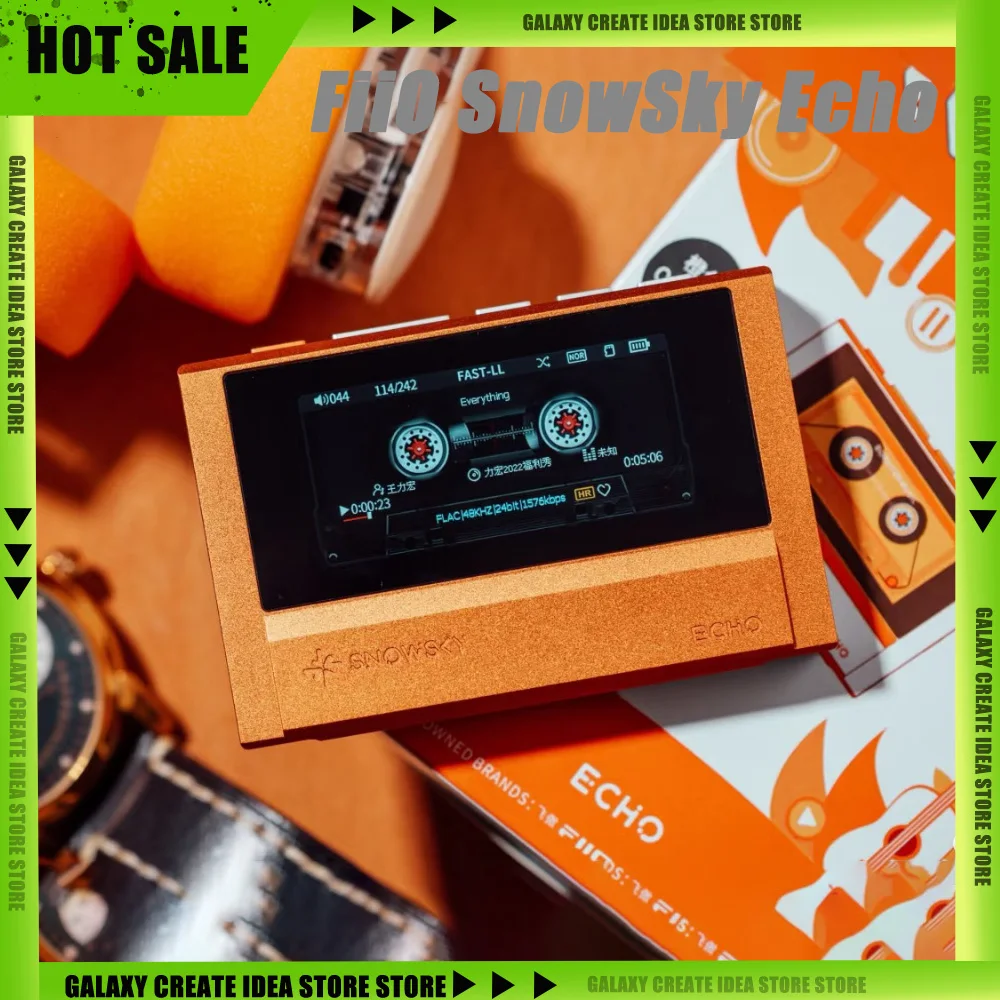 

FiiO SnowSky Echo MP3 Bluetooth Walkman HiFi, музыкальный плеер с 15-часовым воспроизведением, выход для наушников 3,5 мм и 4,4 мм, Walkman, новый цвет