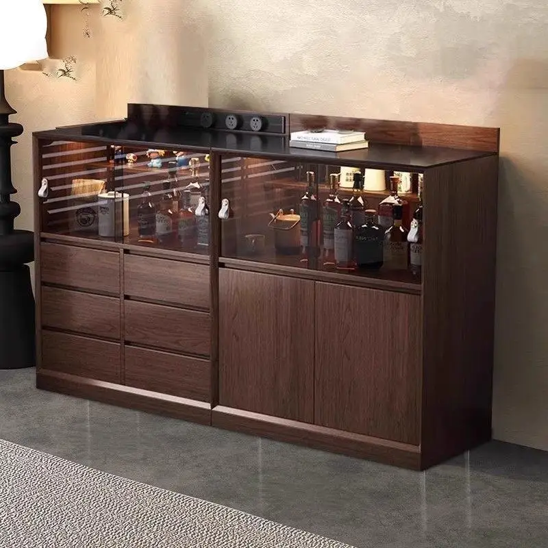 

Средневековый обеденный буфет из массива дерева, вместительный, с отделкой из каменной плиты, кофейный столик для гостиной