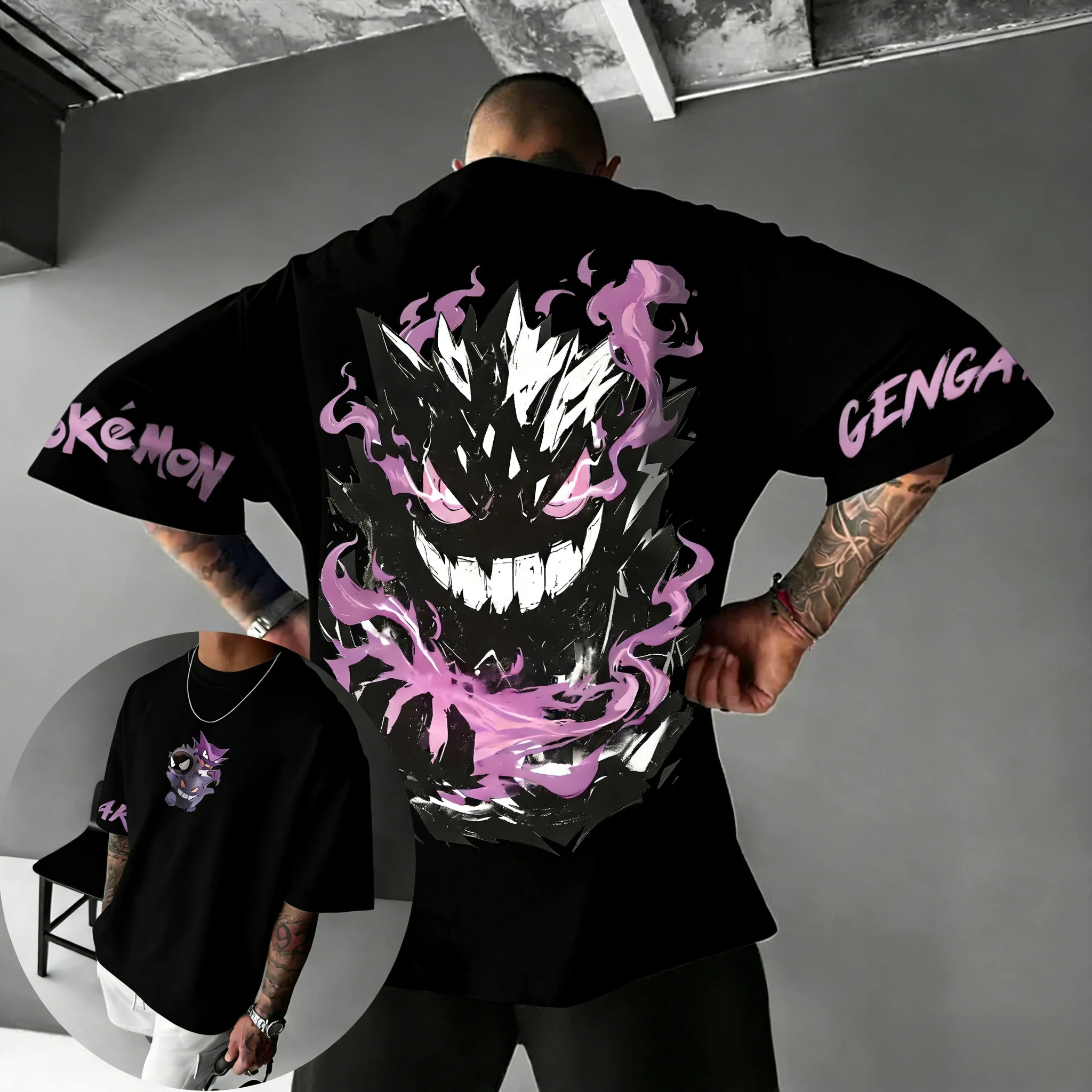 camiseta-de-algodao-estampada-gengar-anime-pocket-monsters-2026-verao-masculina-feminina-estilo-hip-hop-solta-casual-oversized