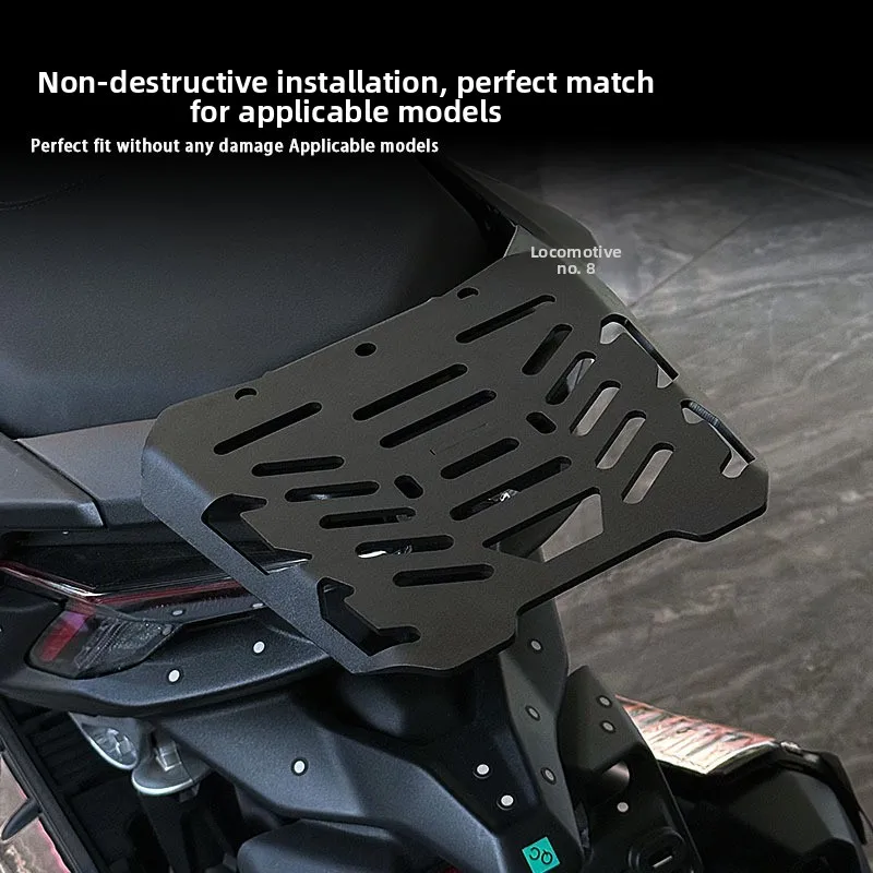 Rear luggage rack tail rack for Zontes 150X motorcycle modification aluminum alloy tail box bracket wing