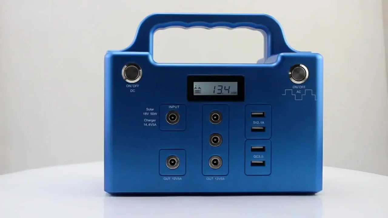 2020 fashionable portable solar power station AC110V/220V output 160W  charger