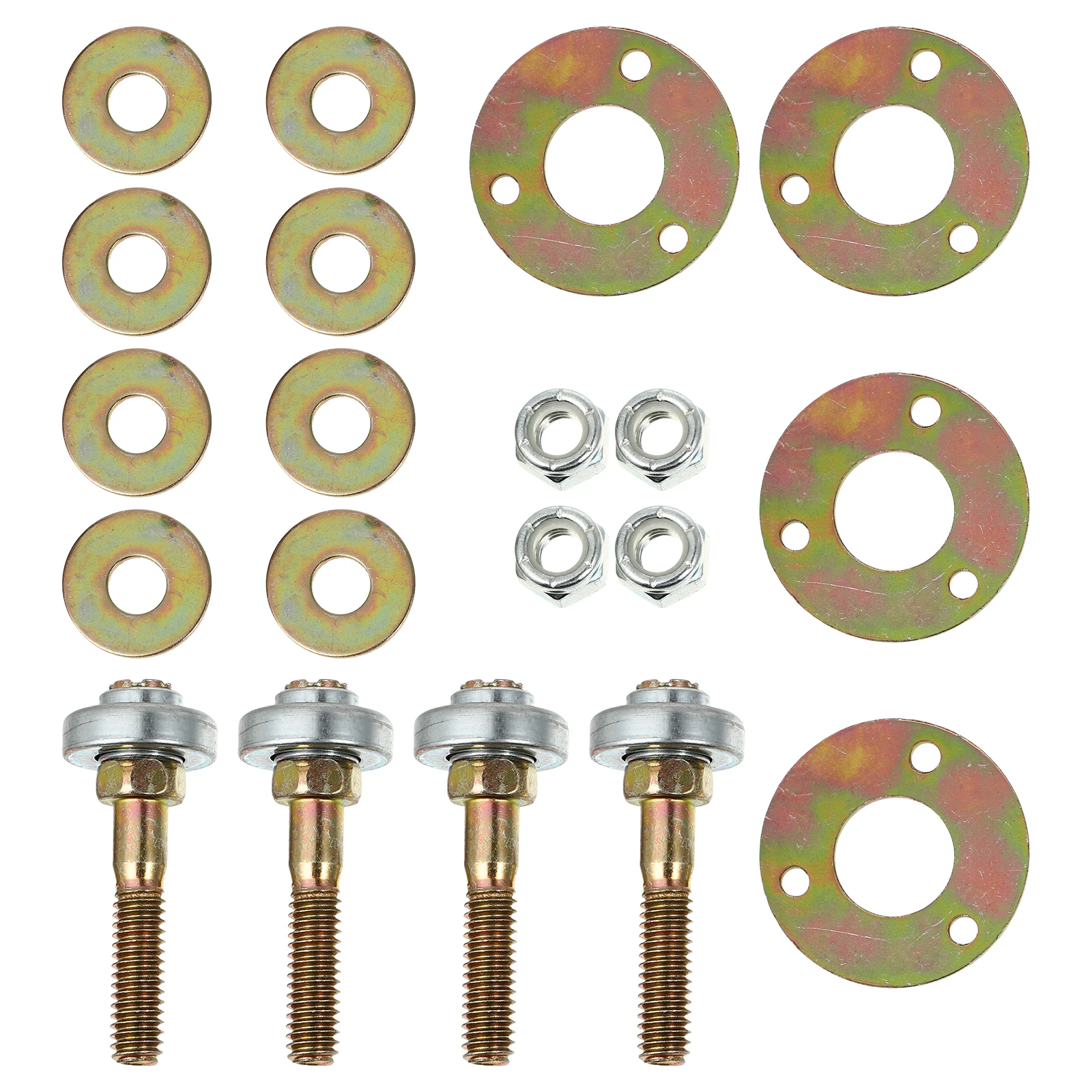

4 Pcs Furniture Hardware Bearings Glider Rocker Chair Parts Rocking Metal Replacement