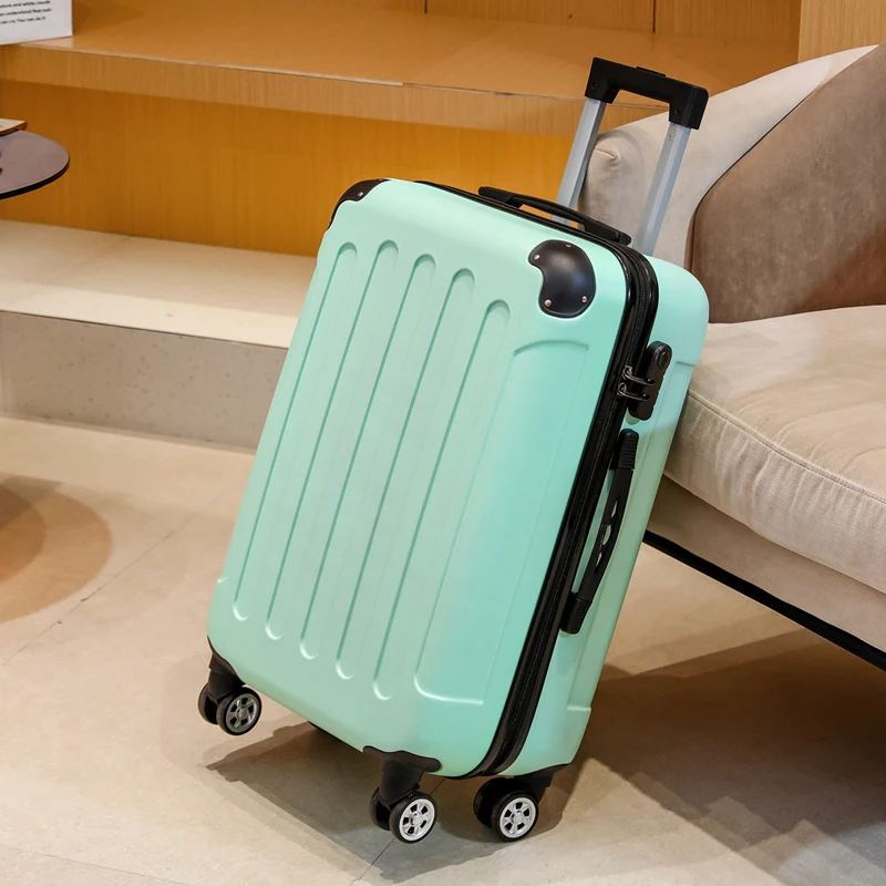 Bagagem de grande capacidade de 20-26 polegadas, mala de viagem simples e elegante Mala de mão durável e resistente ao desgaste com rodas