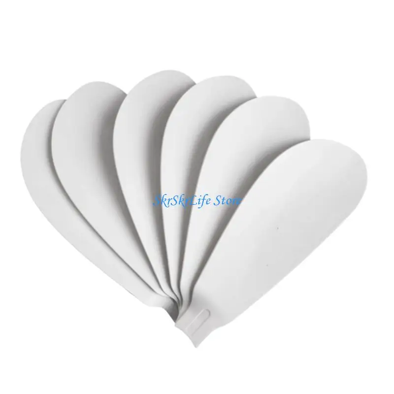 E65E 3/6Pcs Replacement Parts Fan Blade For USB Fan Constructed Of Strong ABS