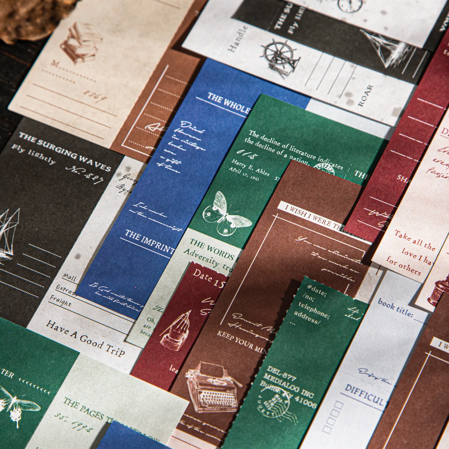 

Серия литературных мастеров, винтажный литературный блокнот с каймой, креативный DIY мусорный материал для журнала, канцелярские принадлежности для коллажа