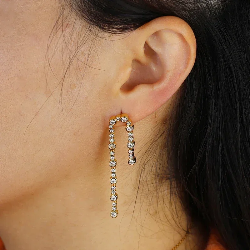 Thumbnail 4 - #11 Latest Dangle Chain Earrings Offers