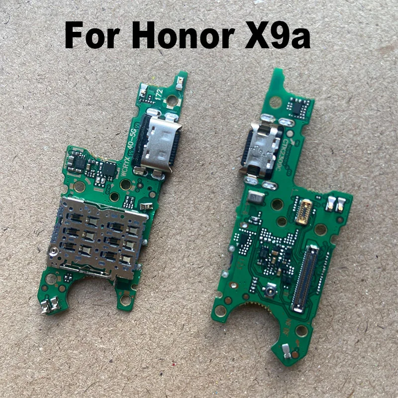 For Huawei Honor X9a Fast USB Charging Port Mic Microphone Dock Connector Board Flex Cable Repair Parts