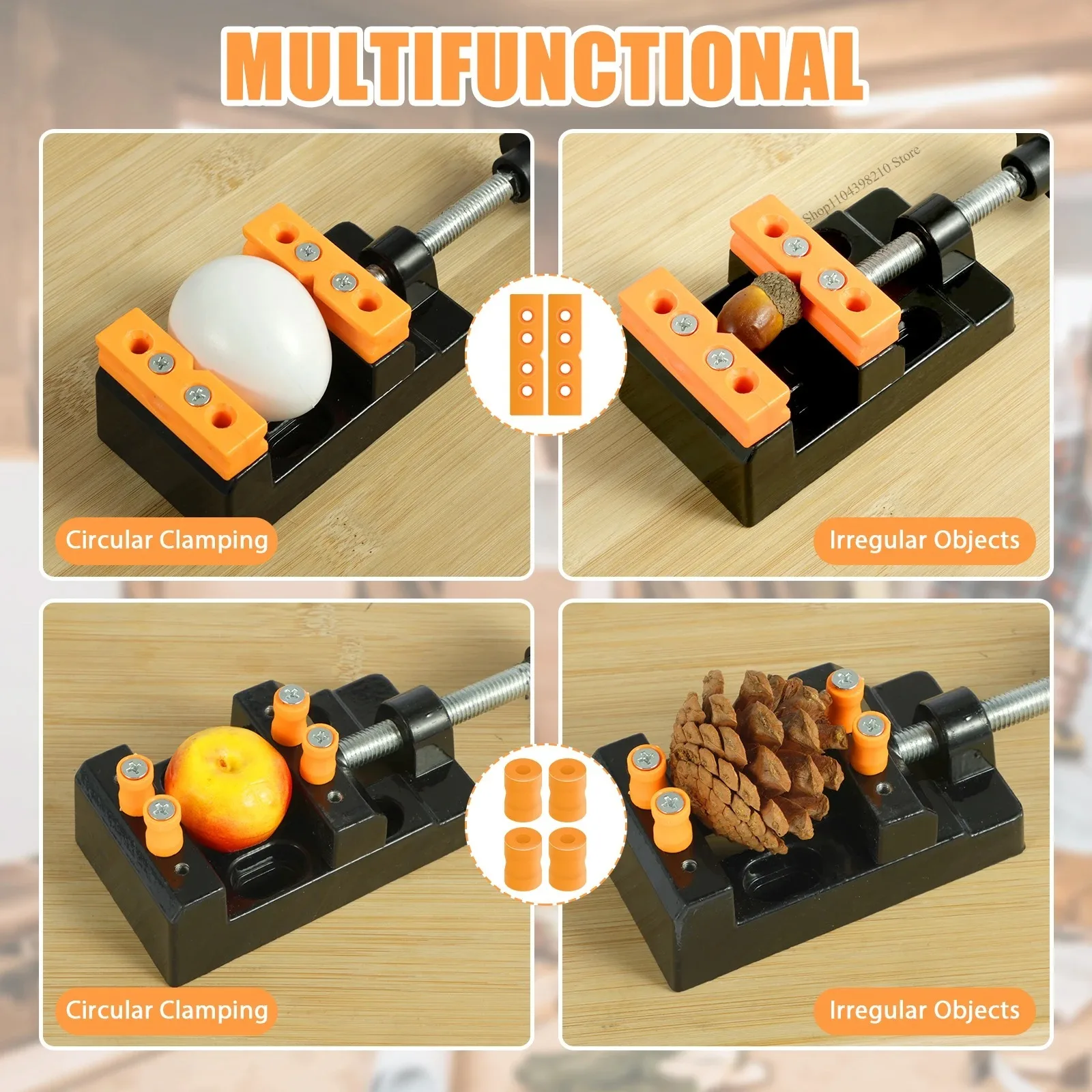 Multi-Purpose Clamping Blocks Mini Mini Drill Press Table Vise Multifunction DIY Sculpture Craft Fixed Machine Tool view 5