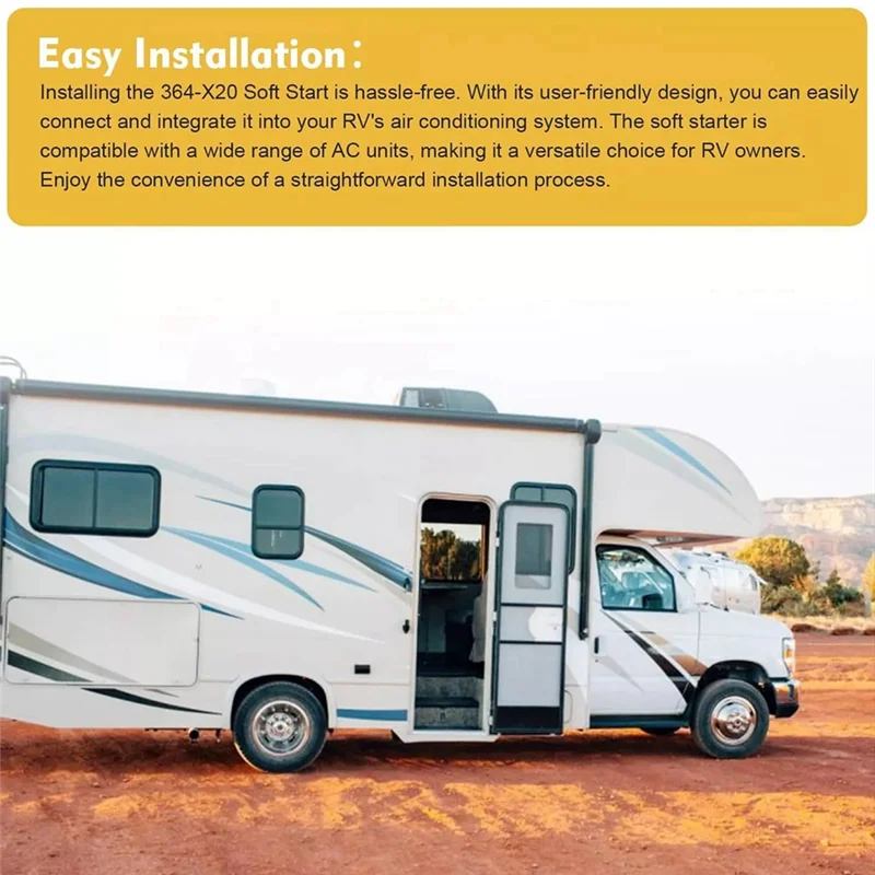 

Soft Starter Kit,ASY-364-X20-IP 364 High Performance Fit For All RV A/C Applications