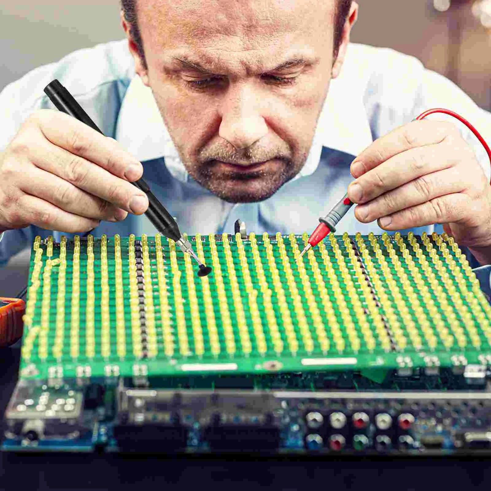 

s Black Plastic Anti Static IC Chip Picker Puller Professional Catcher for SMD Components Extraction Safe Nonslip Handle