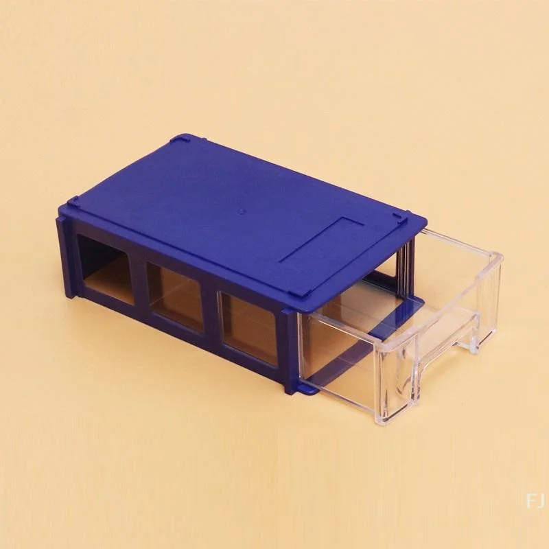 [YU]Hardware Tool Storage Organizer Pen Small Part Storage Drawer PE Plastic Office Sundry Modular Component Box