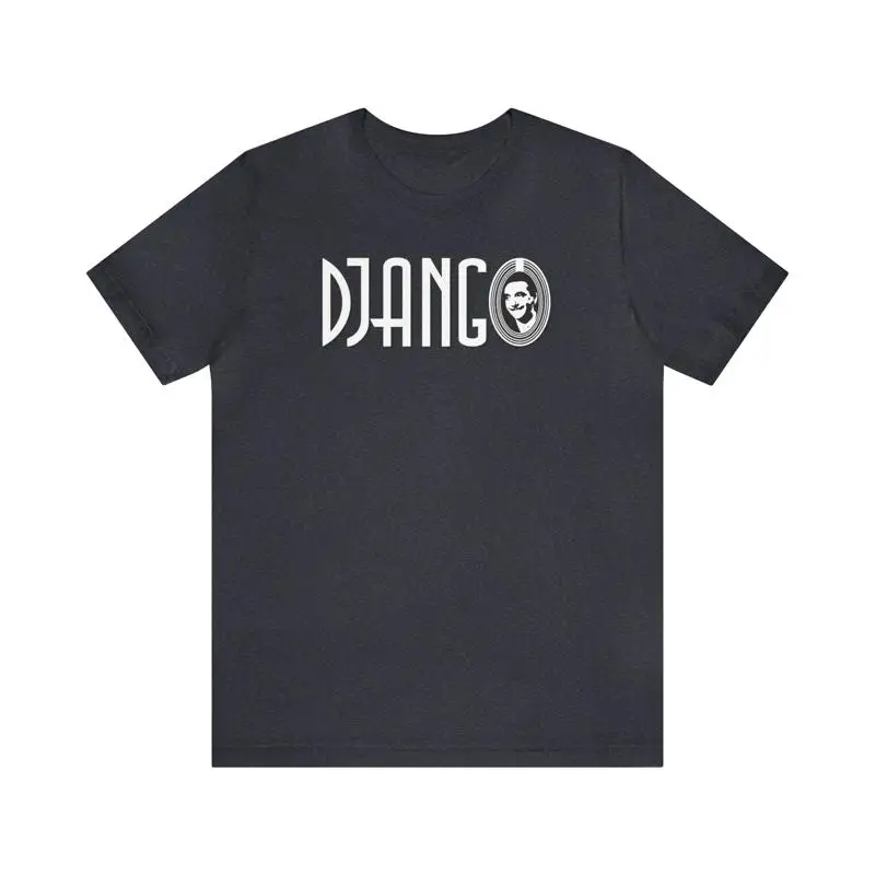 Django Reinhardt In A Petite Bouche Gypsy Jazz Guitar T-Shirt