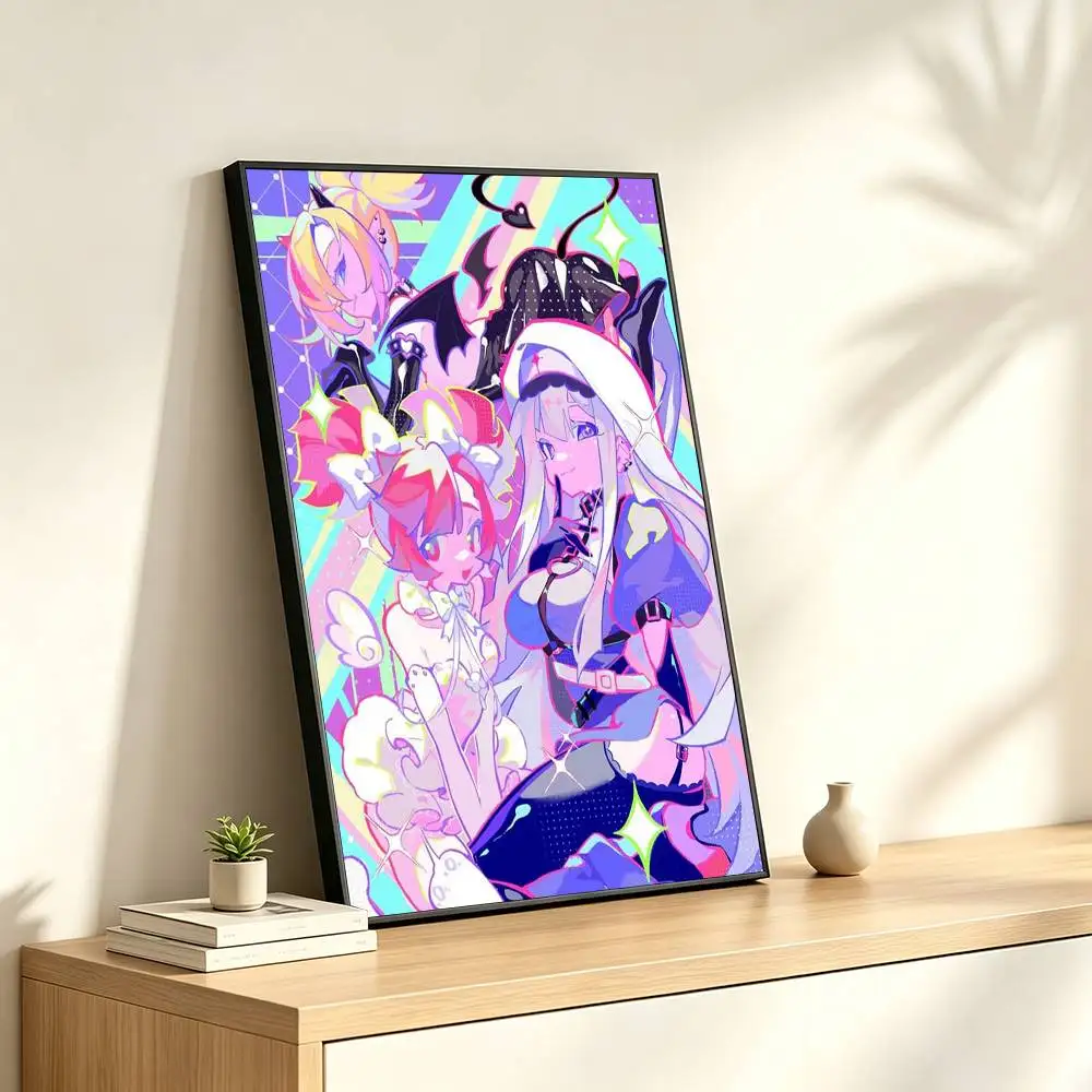 C-Cute Rhythm Game Muse Dash  Poster High Quality Dorm Living Room Aesthetic Wall Decoration Painting Stickers Gift