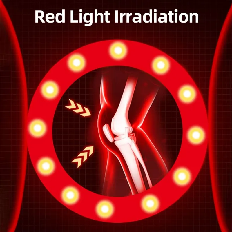 Muscle Relax Circulation Knee Massage Machine Recharge Electric Heating Vibration Ankle Massager