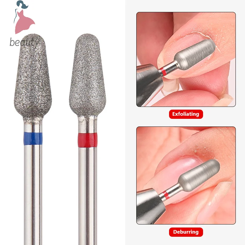 Puntas de cono de uñas, brocas de esmeril portátiles, limpieza de cutículas eléctricas, rotativas para manicura y pedicura, cabezal de molienda, lijadora, herramienta de pulido