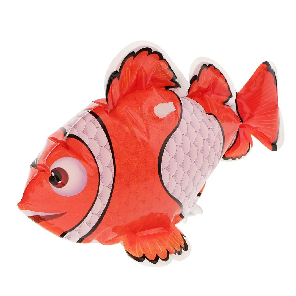 Mini giocattoli gonfiabili modello di pesce a carica per bambini