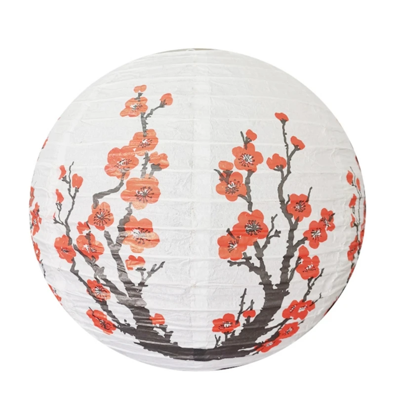 Hanging White Paper Lamps Lamp Shade Paper Lantern Oriental Style Light Decoration Plum Blossom Fine Workmanship Gift