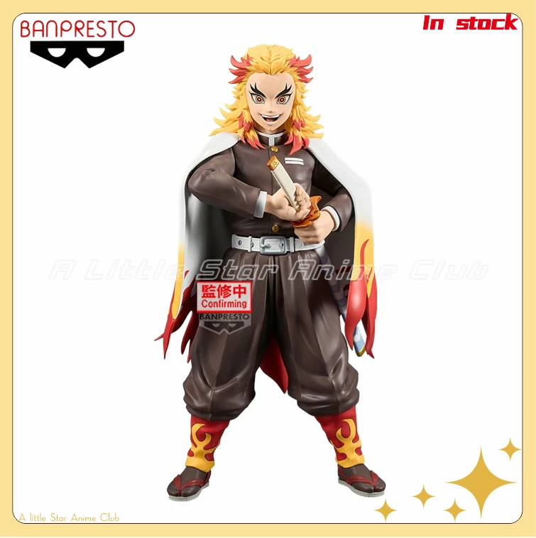 

In Stock Original BANPRESTO Grandista Demon Slayer: Kimetsu No Yaiba Rengoku Kyoujurou Model Collection Toys Animation Figure