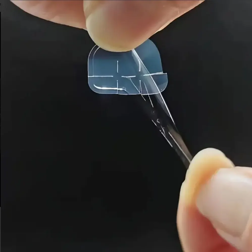 240 stks Nail Jelly Lijm Dubbelzijdig Valse Nail Art Plakband Lijm Sticker Fake Nail Lijm Super Viskeuze