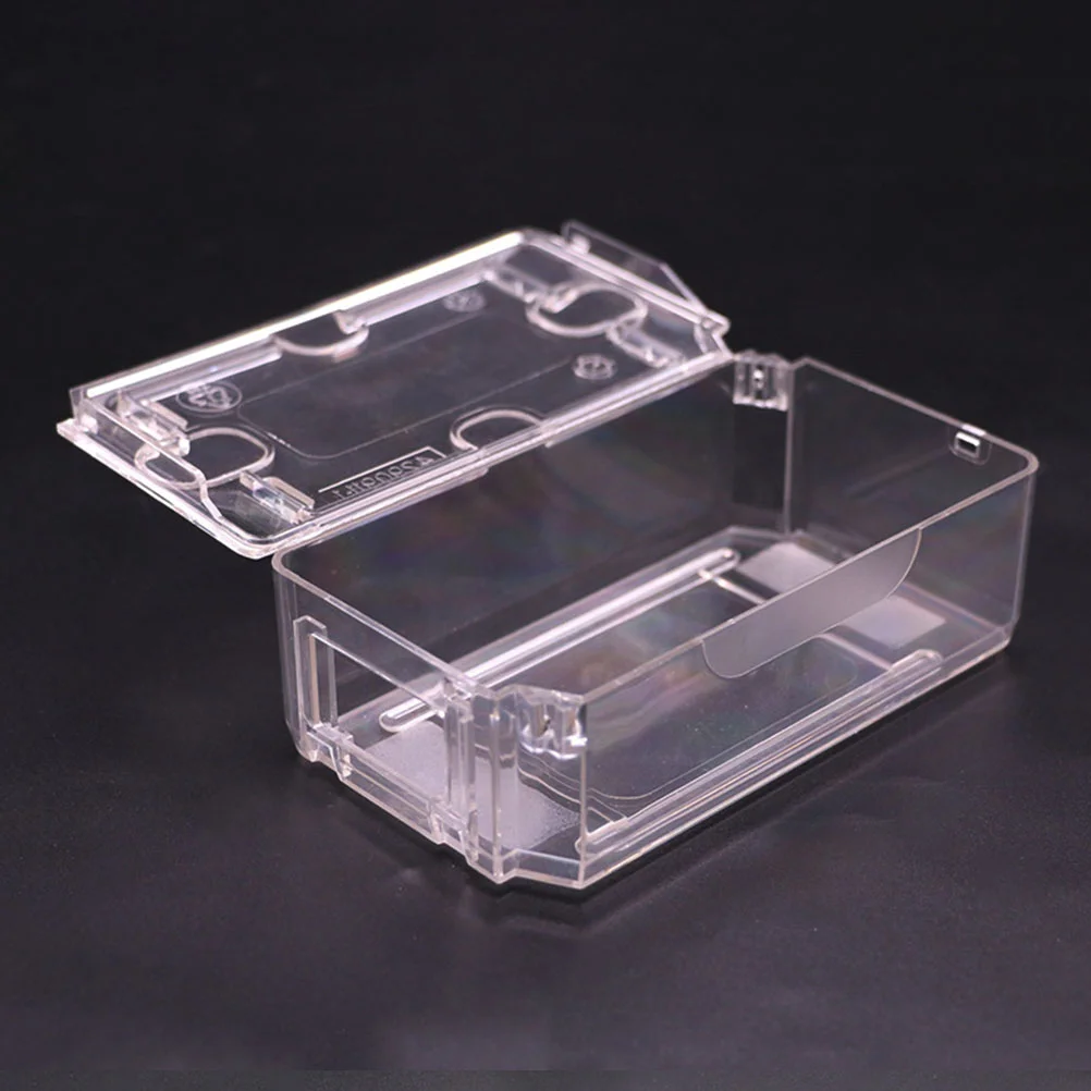 Transparent Watch Box Organizer Clear Pencil Case Vintage Holder Plastic Pet Container Man Mens Ring