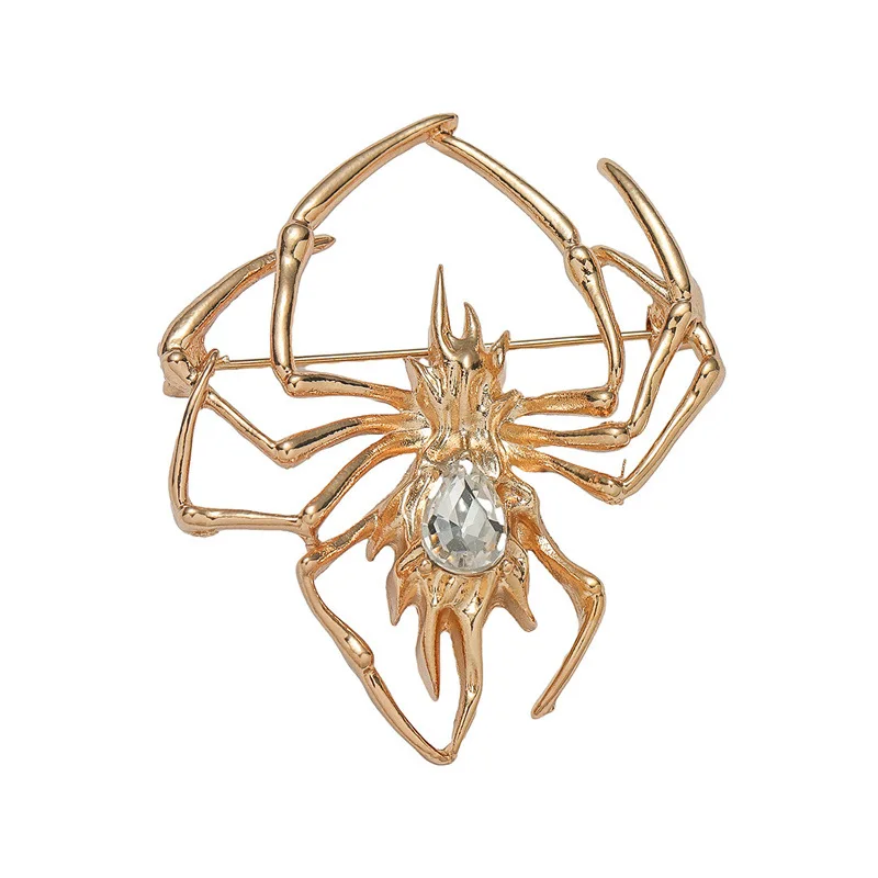 

European and American fashion men and women suit personalized collar pin jewelry insect pin smooth diamond