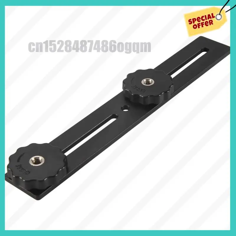 

-ABJZ 8 Inch Dual Flash Camera Mount Tripod Bracket With 1/4 Screw For 3D Stereoscopic Photography DSLR Camera Accessories