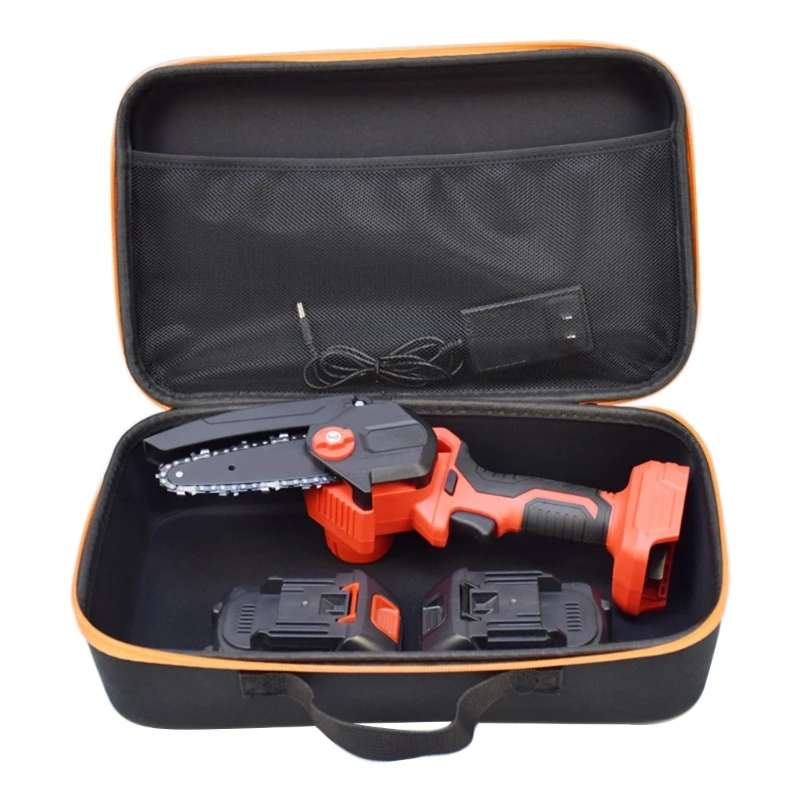 Electric Drill Tool Storage Oxford Cloth Tool Storage Bag Large Zipper Bag Case Hard Shell Chainsaw Tools Bag