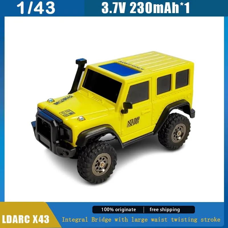 

Модель внедорожника 1/43 LDARC 4WD, миниатюрная модель вождения Wrangler, модель автомобиля с дистанционным управлением