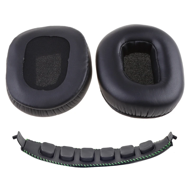 

Earpads Headbeam for Tiamat 7.1 Headphone Cover Comfortable to Wear Dropship