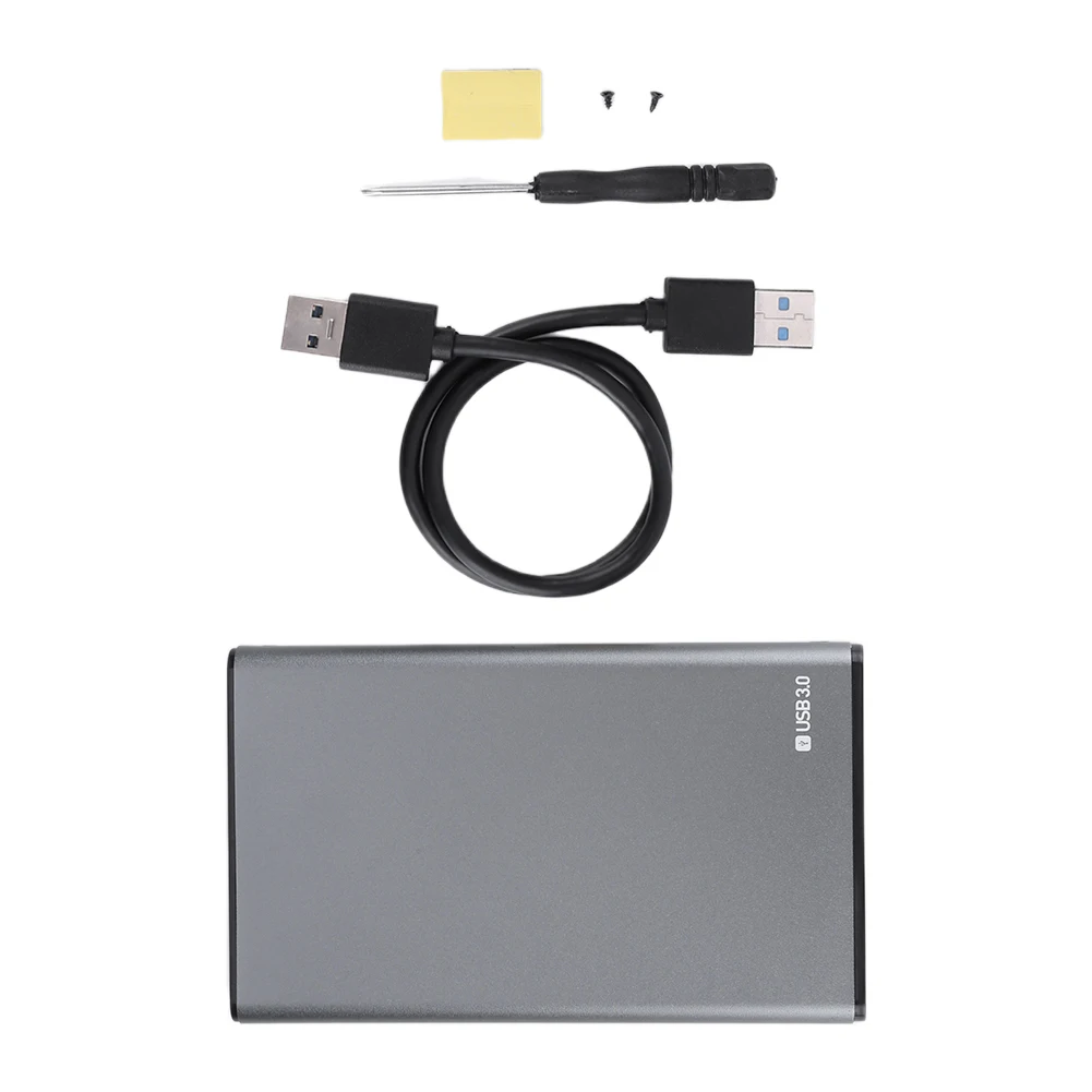 Hdd gabinete externo liga de alumínio ssd caixa de disco rígido suporte de disco rígido externo para windows xp 7/8/10/vista/linux/os +