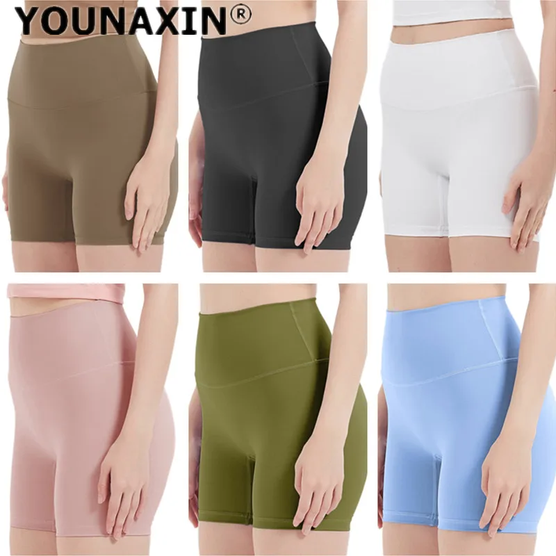

Women's Yoga Sports Pants Base Layer High Waist Tights Girl's Workout Training Fitness Running Shorts Quick-drying S M L XL 2XL