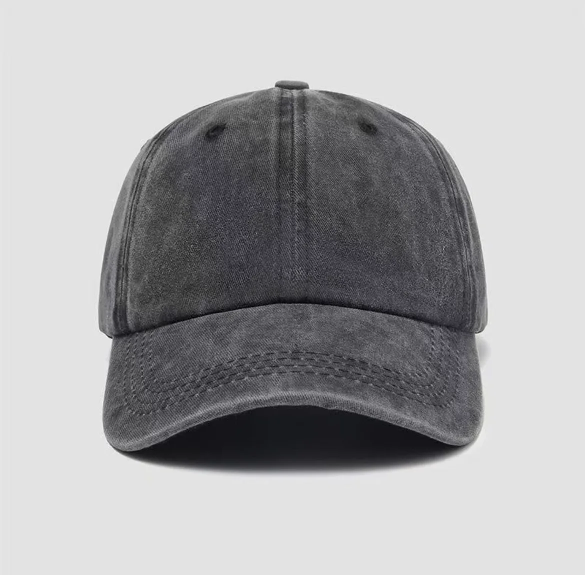 Wassergewaschene alte Entenschnabelkappe, weiches Oberteil für Frühling und Sommer, Retro-Baseballkappe mit gebogener Krempe, vielseitige lässige Outdoor-Baseballkappe