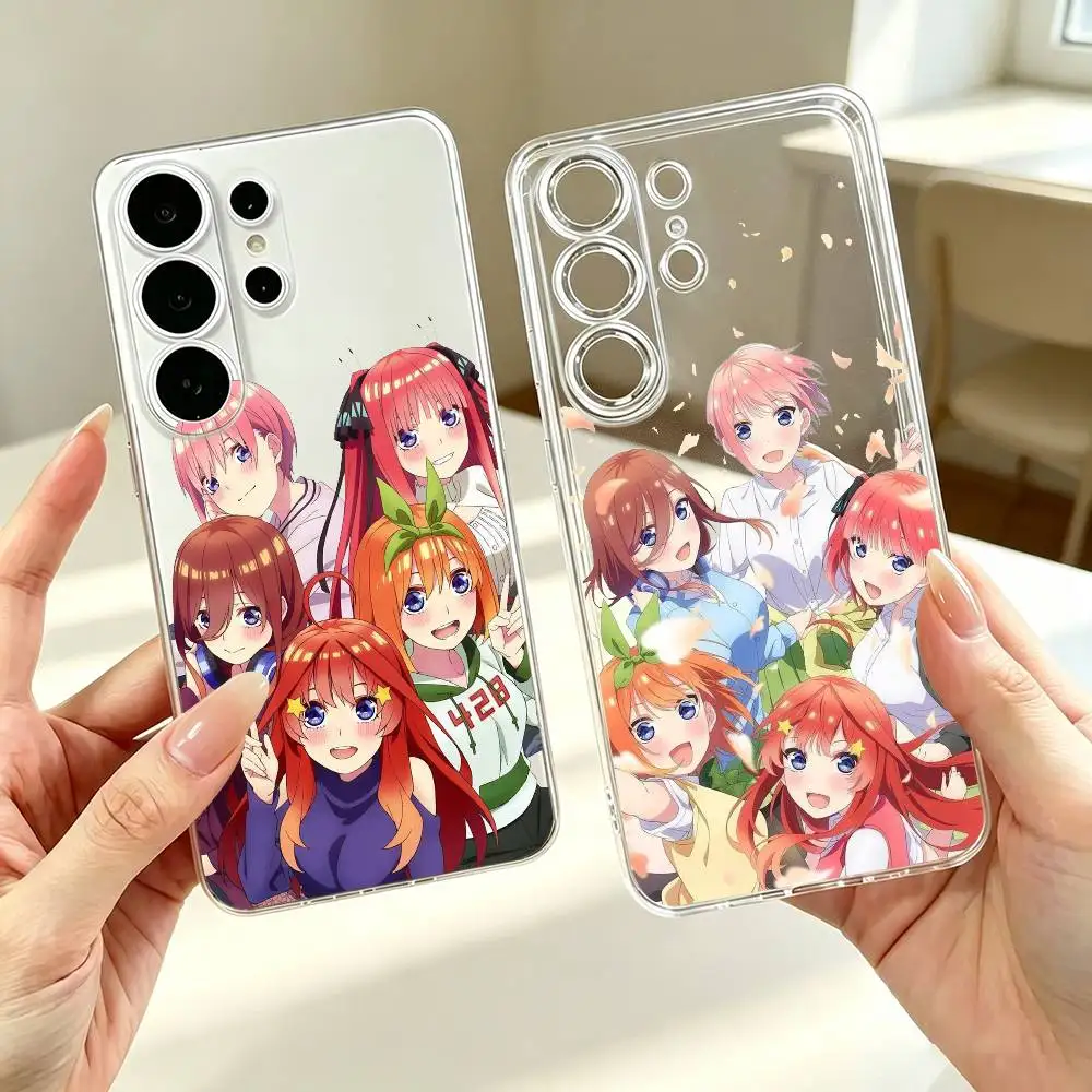 The Quintessential Quintuplets  Phone Case Transparent Silicone Soft For Samsung S25,S24,S21,S22,S23,S30,Ultra,S20,Plus,Fe Gift