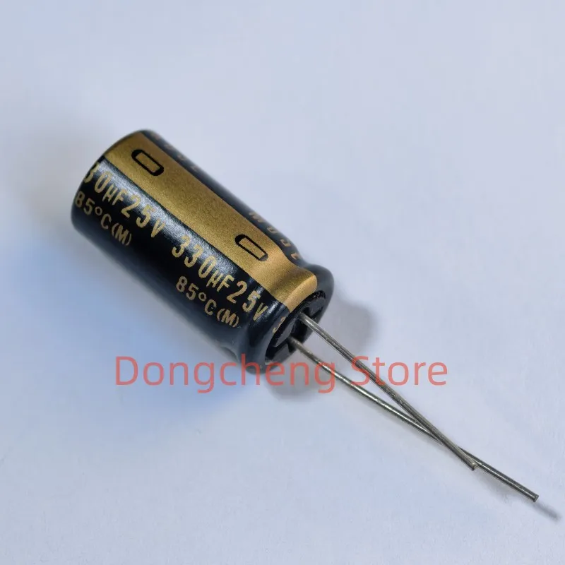 

10 шт./30 шт./50 шт. 100% новый оригинальный 25V330uF 25 В 330 мкФ KZ MUSE серии Nichicon 12,5 × 25 мм оригинальная электролитическая аудиосистема Fever