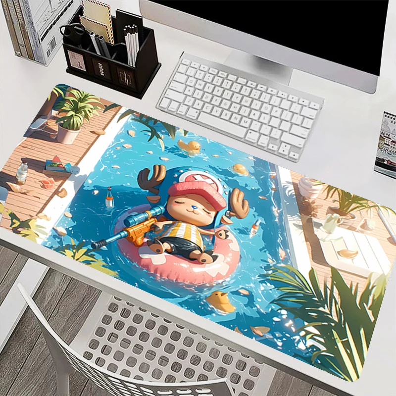 Large Mouse Pads Gaming Laptop Keyboard Mat O-one P-piece Tony Tony Chopper kawaii Extended Desk Mat Rubber Computer Mousepads view 6