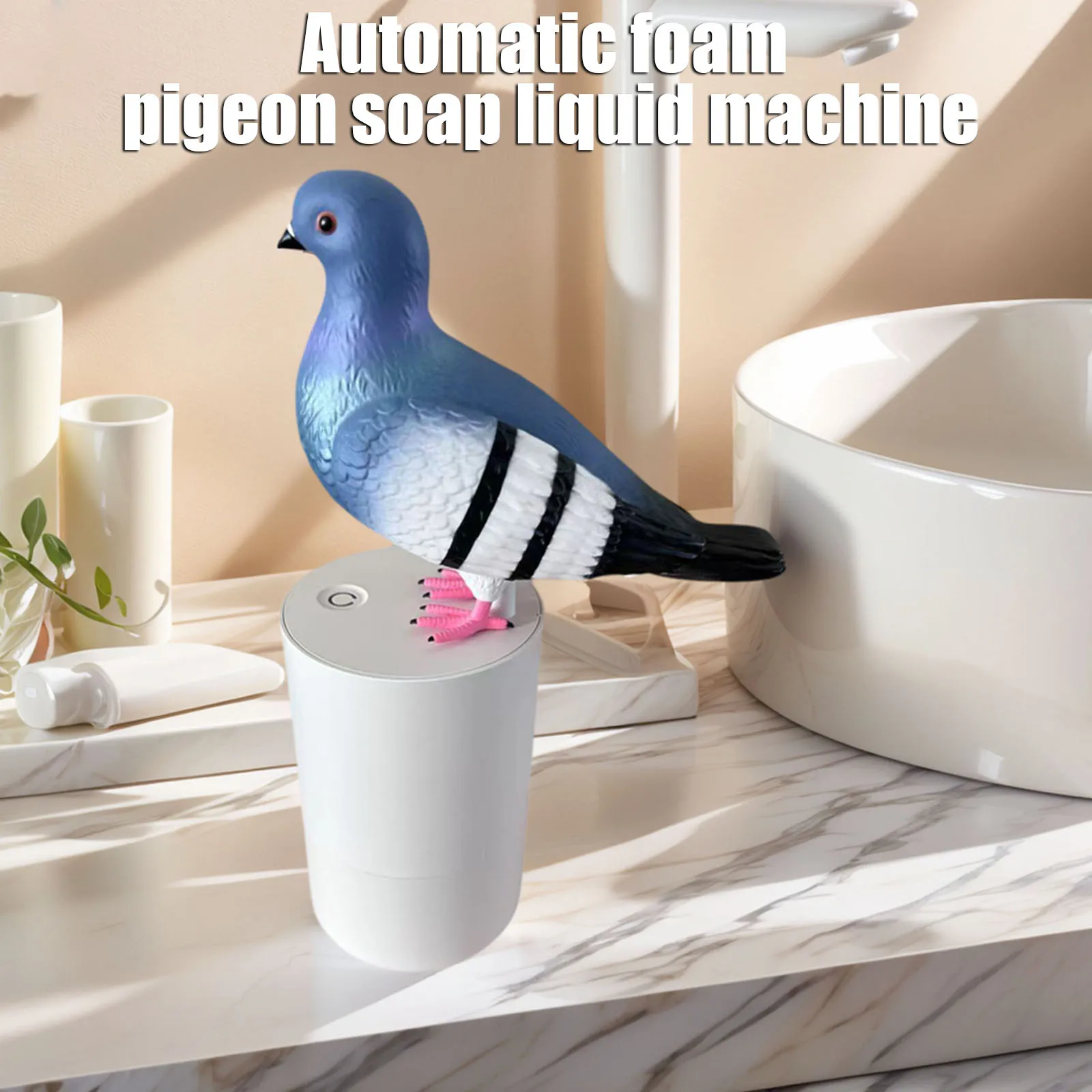 

Pigeon Shape Soap Dispenser Hand Washing Tool Automatic Foam Hand Washer Touchless Automatic Sensing Hygienic Foam Dispenser