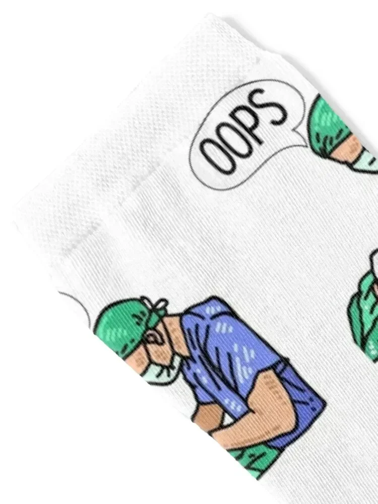 Swearing surgeon Socks tennis cartoon sports stockings Running Women's Socks Men's