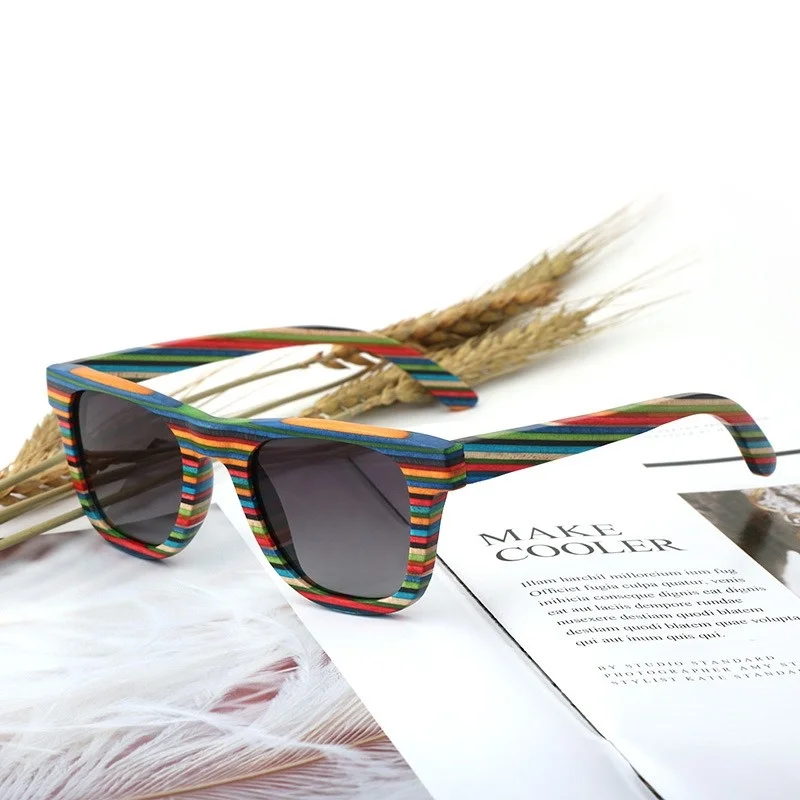 

Wood Polarized Sunglasses Fashion Sun glasses for Men Women Sports Eyewear Oval Style