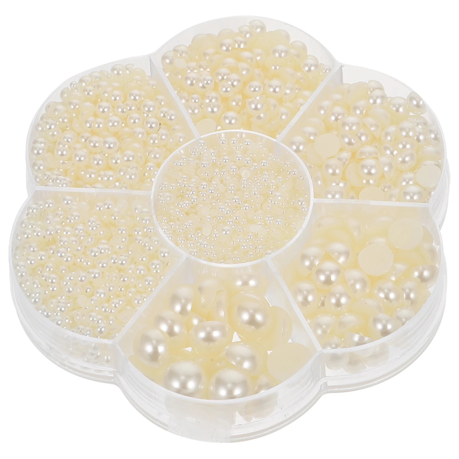 

for Imitation Pearl DIY Jewelry Beads Semicircle-shape Charms Ornament Bulk Ornaments