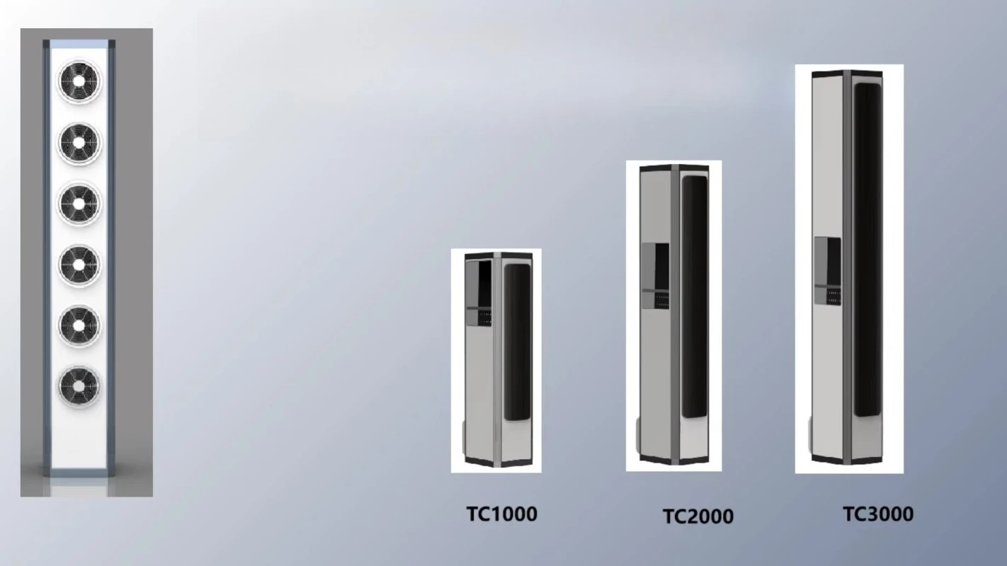 99.9% Microbial Sterilization Energy Saving Anti-Corrosion Flexible Rectangle Air Purifier for Hospitals Airports Shopping Malls