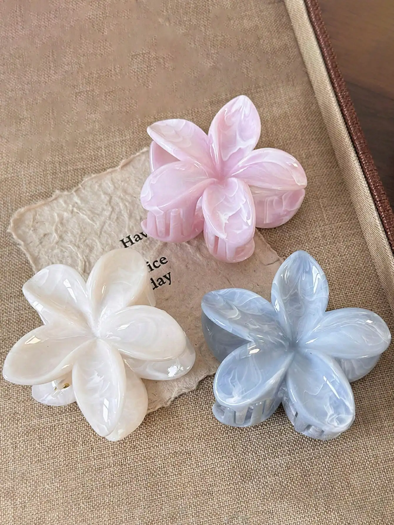 3Pcs 8Cm Flower-Sha…