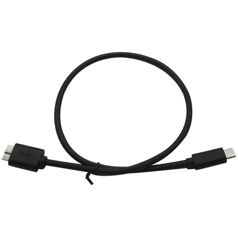 Universal USB 3.1 Type-C to USB 3.0 Micro B Cable Connector 5Gbps External Hard Drive Disk Cable for Hard Drive Computer